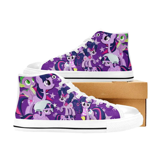 My Little Pony Friendship Is Magic Twilight Sparkle Custom High Top Sneakers Shoes