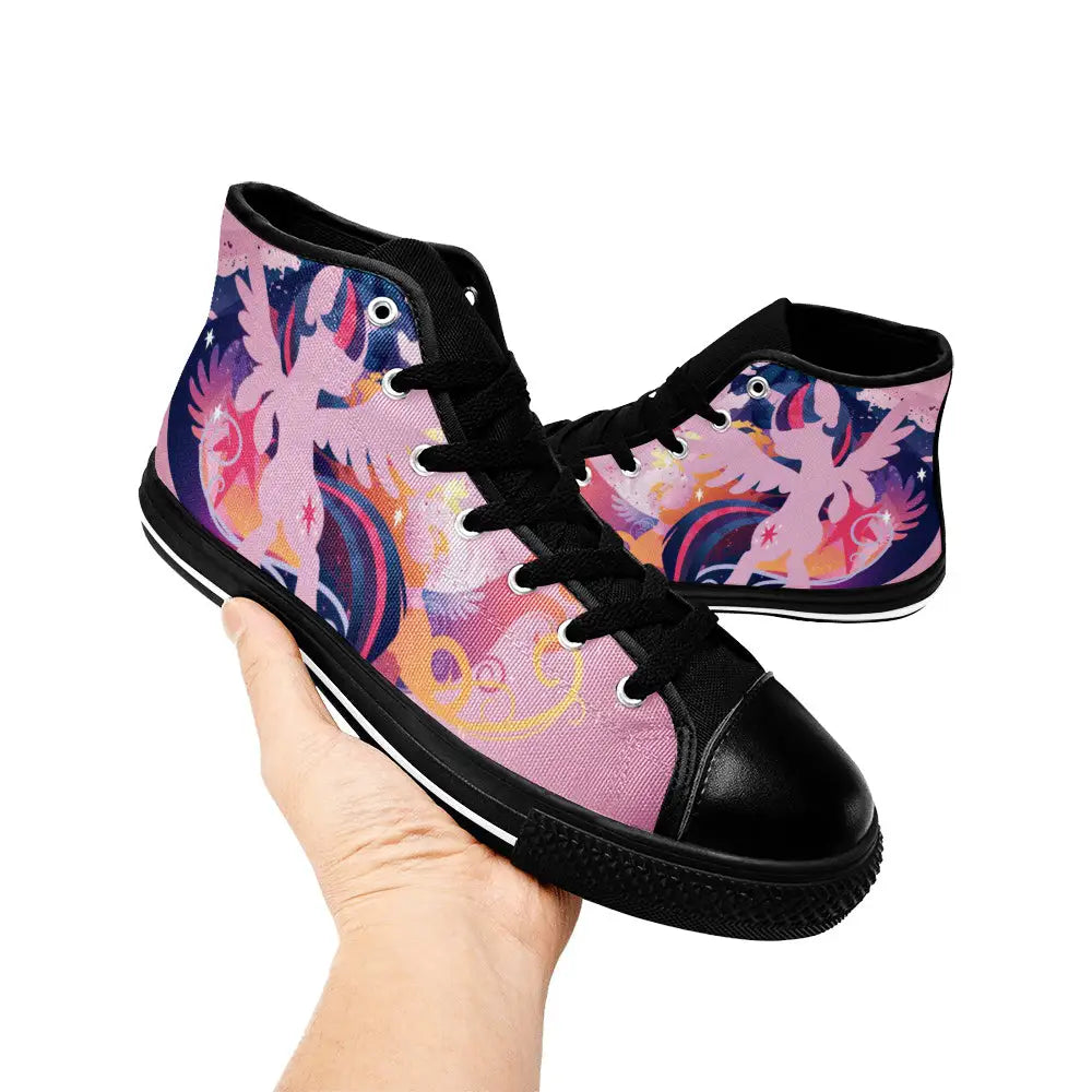 My Little Pony Friendship Is Magic Twilight Sparkle Custom High Top Sneakers Shoes