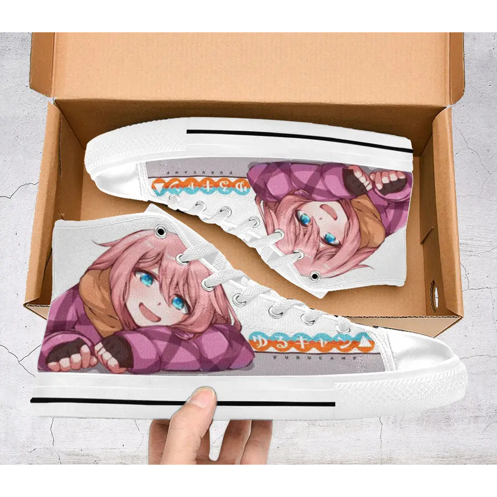 Nadeshiko Kagamihara Yuru Camp Shoes High Top Sneakers