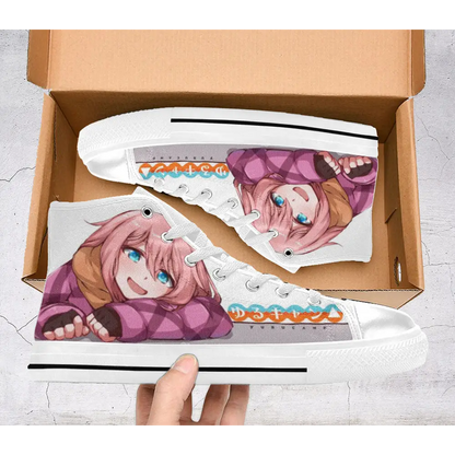 Nadeshiko Kagamihara Yuru Camp Shoes High Top Sneakers