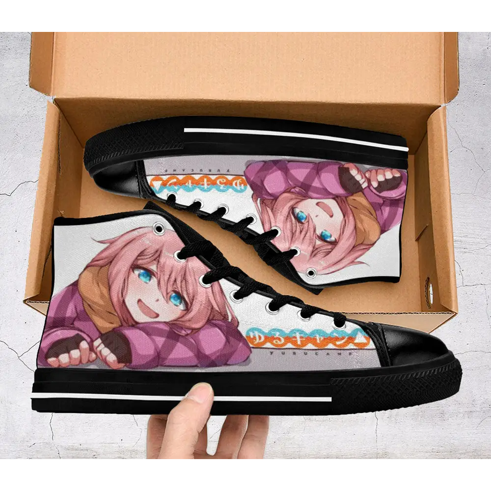 Nadeshiko Kagamihara Yuru Camp Shoes High Top Sneakers