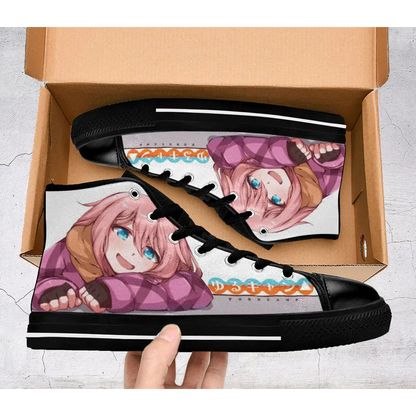 Nadeshiko Kagamihara Yuru Camp Shoes High Top Sneakers