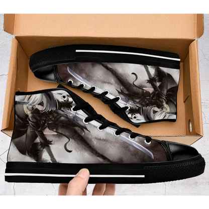 NieR Automata Shoes High Top Sneakers