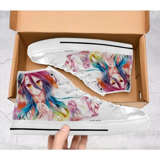 No Game No Life Shuvi Riku Shoes High Top Sneakers