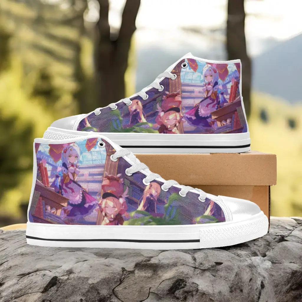 Noelle Fischl Klee Genshin Custom High Top Sneakers Shoes