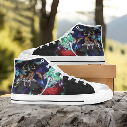 One Piece Straw Hat Kaido Vs Yamato Custom High Top Sneakers Shoes