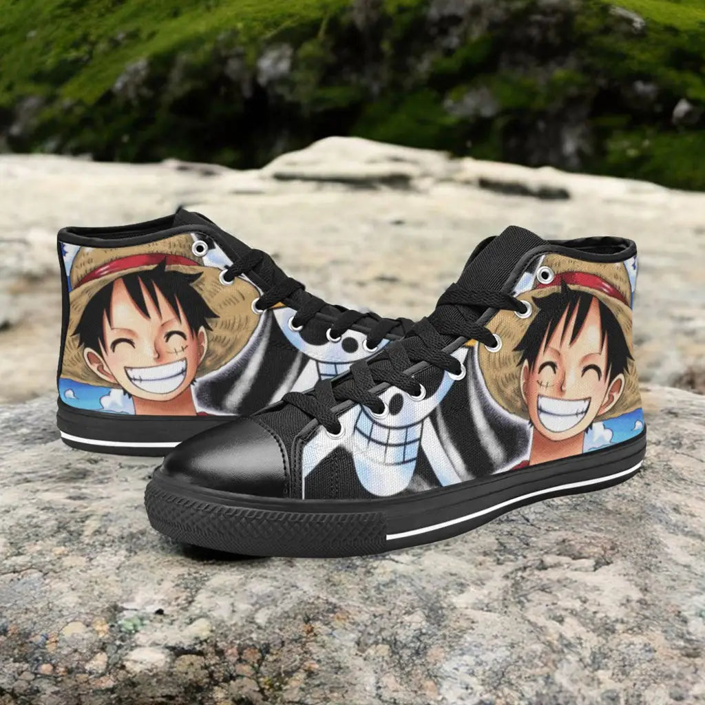 One Piece Straw Hat Monkey D Luffy Custom High Top Sneakers Shoes