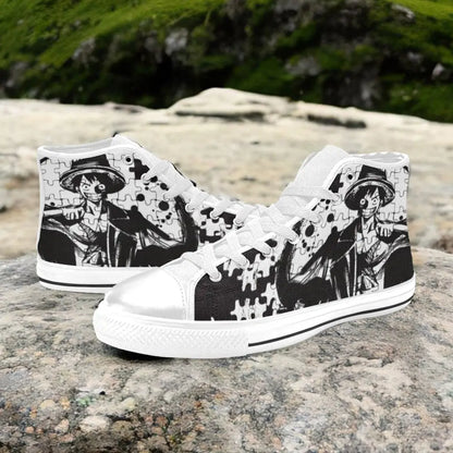 One Piece Straw Hat Monkey D Luffy Custom High Top Sneakers Shoes