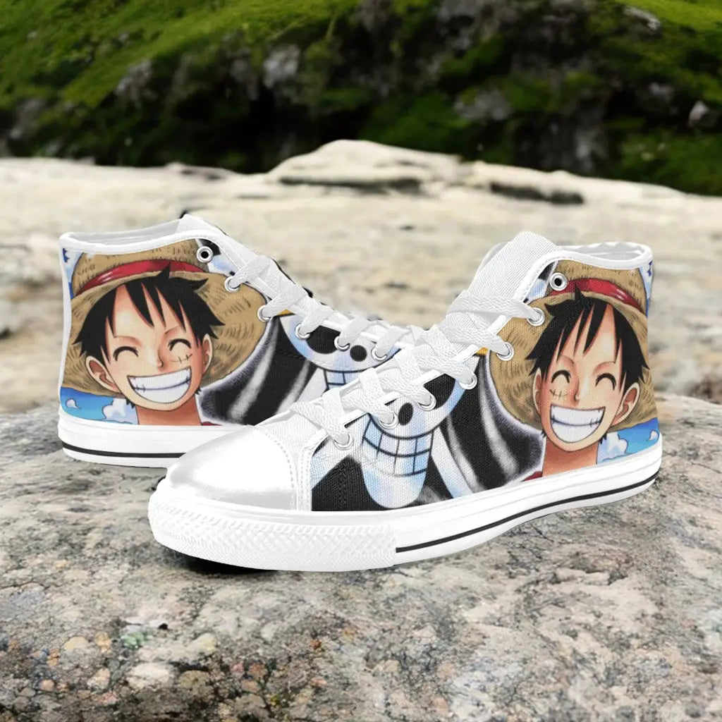 One Piece Straw Hat Monkey D Luffy Custom High Top Sneakers Shoes