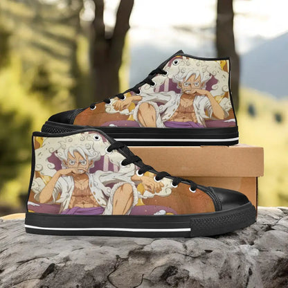 One Piece Straw Hat Monkey D Luffy Custom High Top Sneakers Shoes