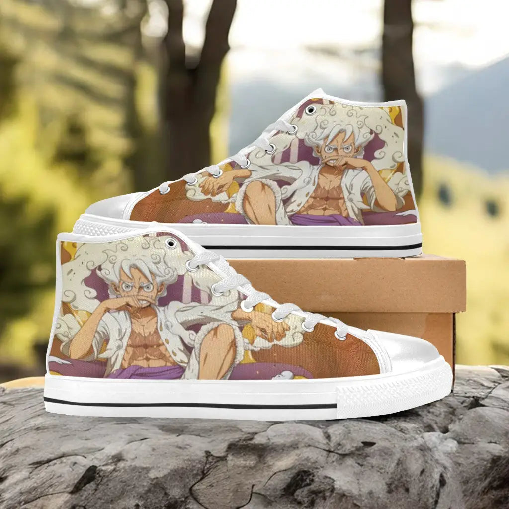 One Piece Straw Hat Monkey D Luffy Custom High Top Sneakers Shoes