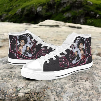 One Piece Straw Hat Monkey D Luffy Snake Man Custom High Top Sneakers Shoes
