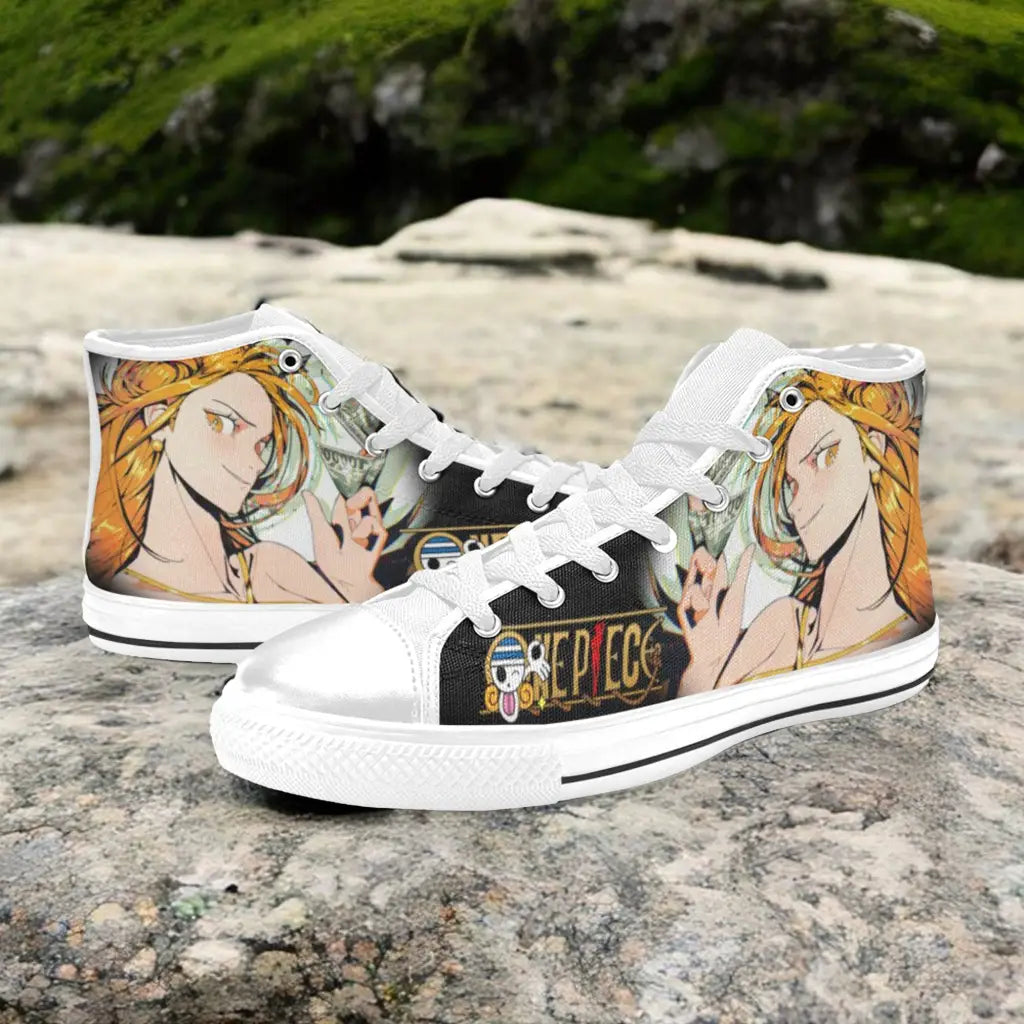 One Piece Straw Hat Nami Custom High Top Sneakers Shoes