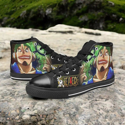 One Piece Straw Hat Usopp Sogeking Custom High Top Sneakers Shoes