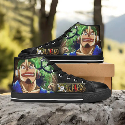 One Piece Straw Hat Usopp Sogeking Custom High Top Sneakers Shoes