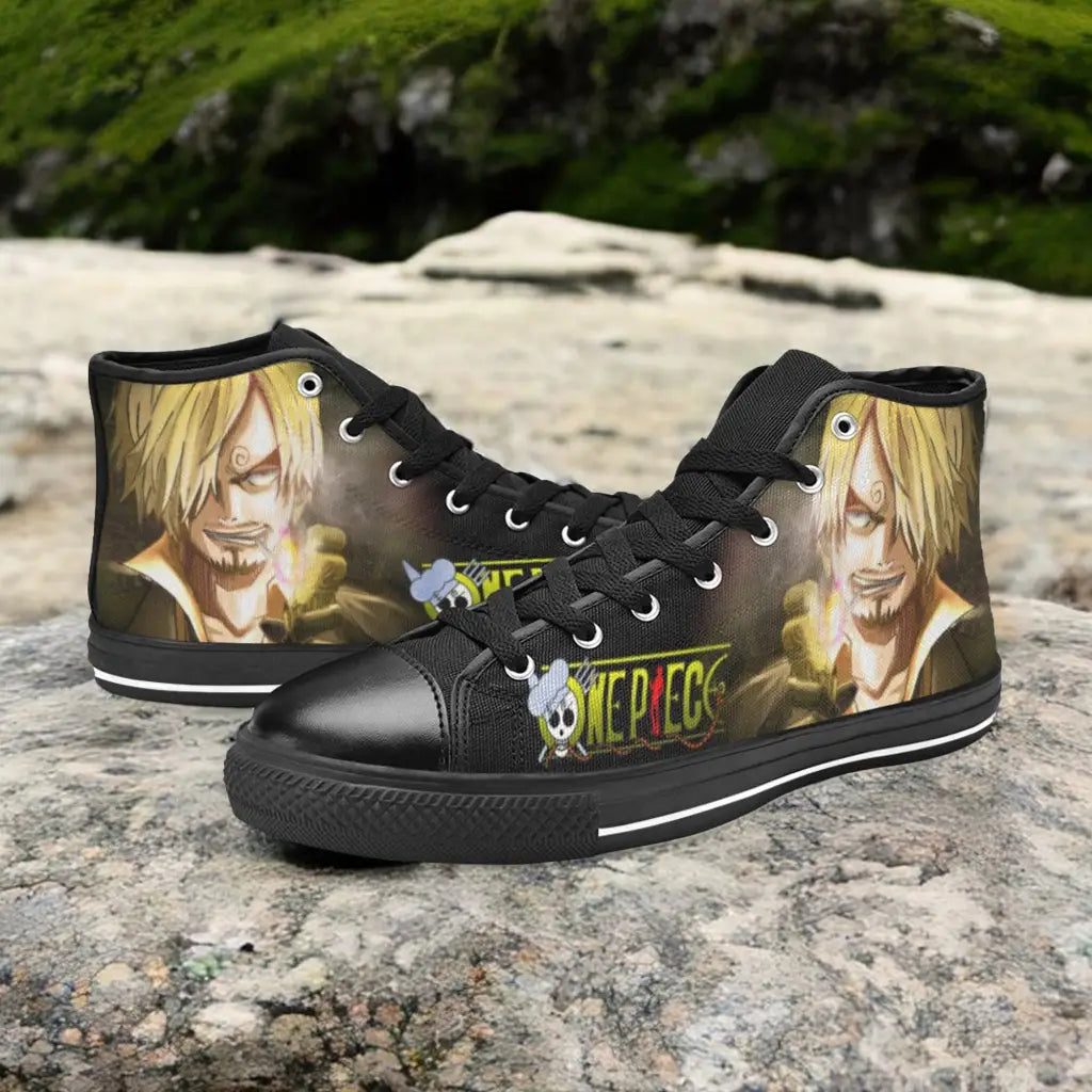 One Piece Straw Hat Vinsmoke Sanji Custom High Top Sneakers Shoes