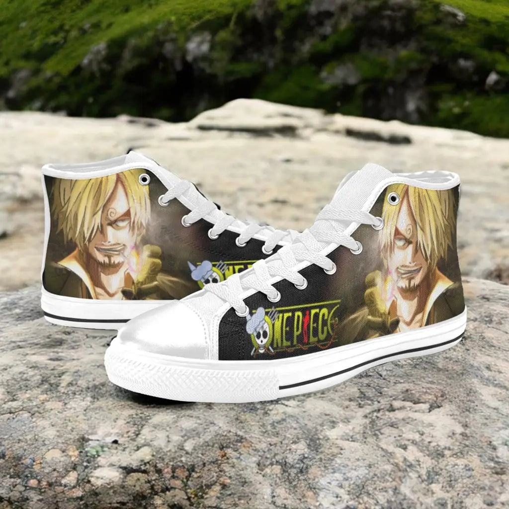 One Piece Straw Hat Vinsmoke Sanji Custom High Top Sneakers Shoes