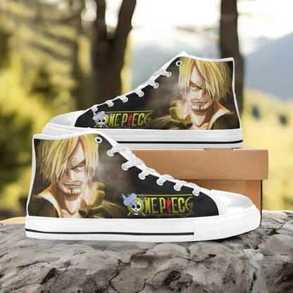 One Piece Straw Hat Vinsmoke Sanji Custom High Top Sneakers Shoes