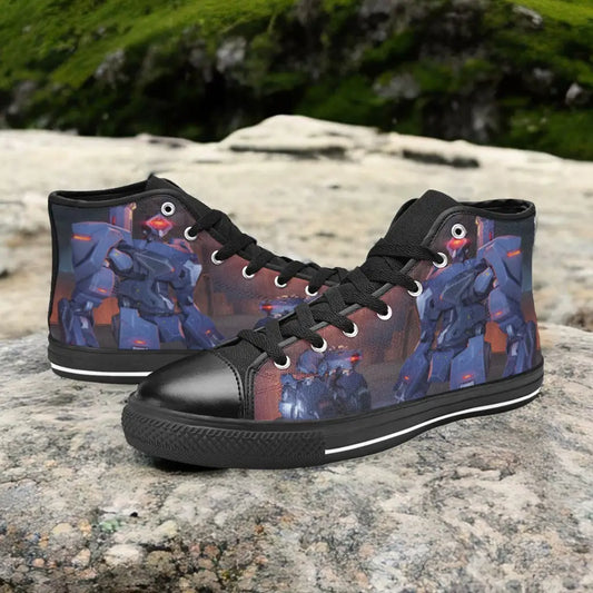 Overwatch Bastion Custom High Top Sneakers Shoes