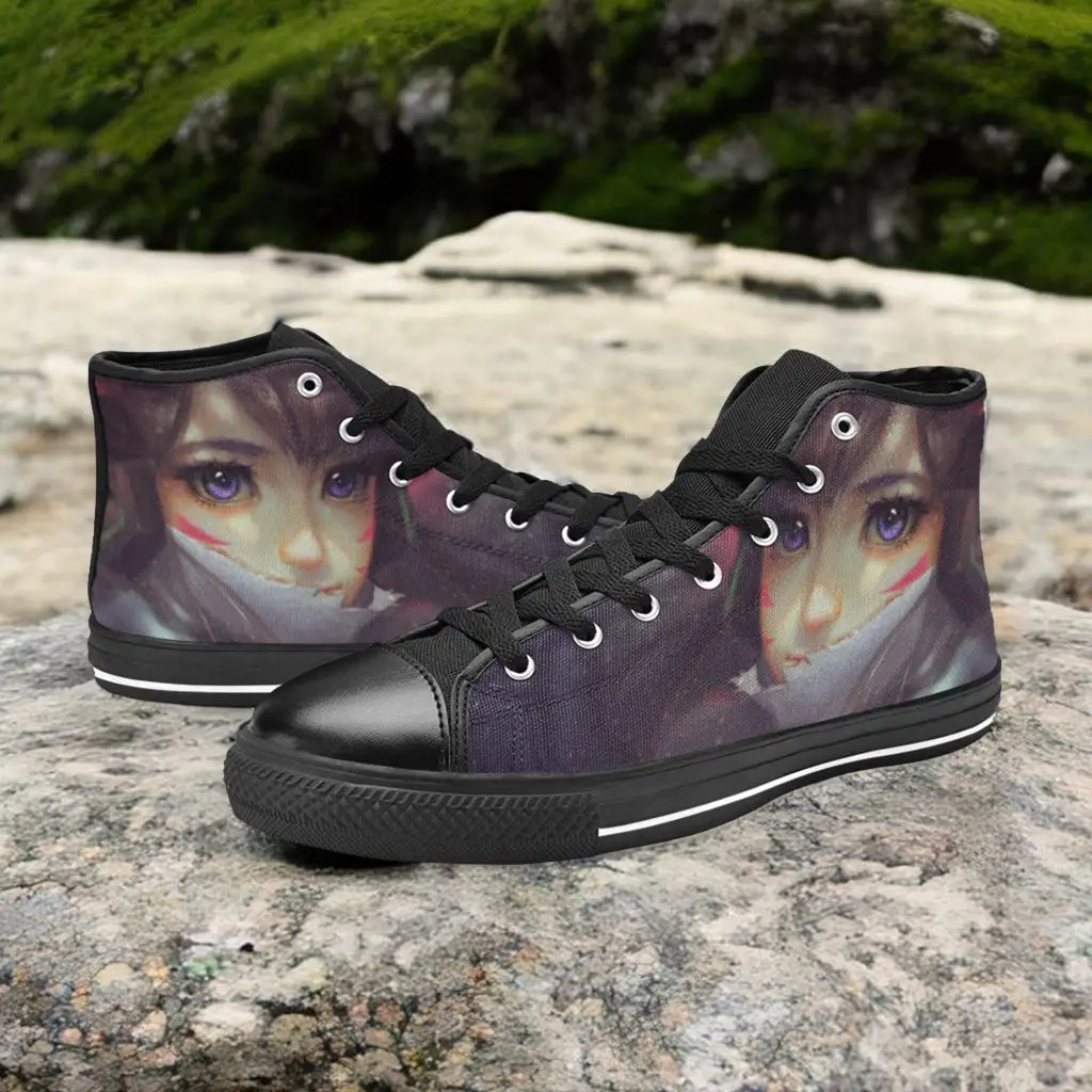 Overwatch D.Va DVa Custom High Top Sneakers Shoes