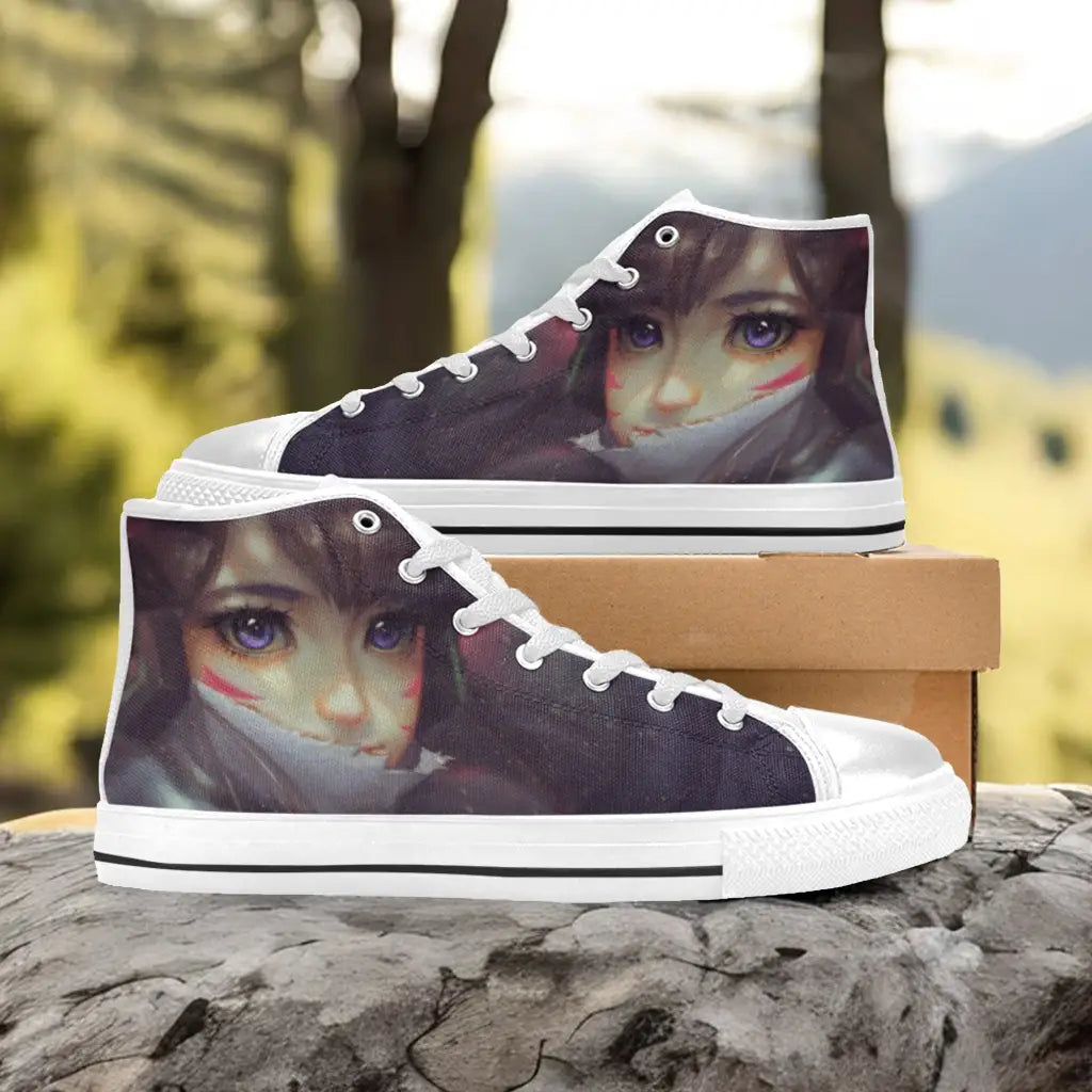 Overwatch D.Va DVa Custom High Top Sneakers Shoes