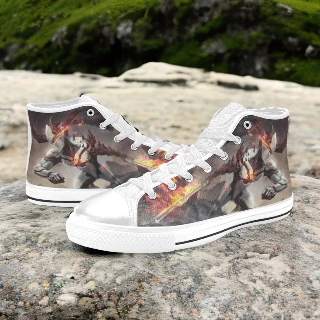 Overwatch Genji Custom High Top Sneakers Shoes