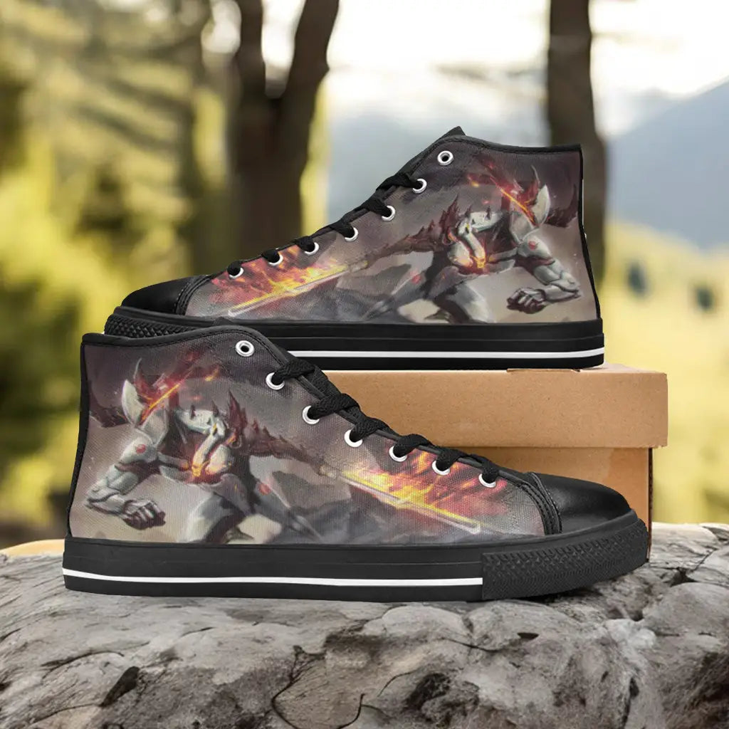 Overwatch Genji Custom High Top Sneakers Shoes