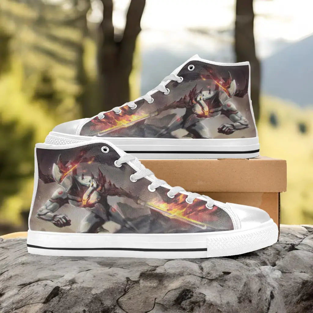 Overwatch Genji Custom High Top Sneakers Shoes