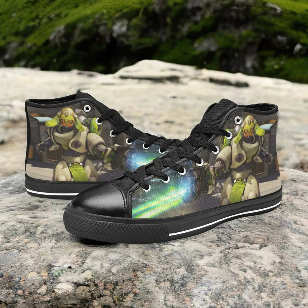 Overwatch Orisa Custom High Top Sneakers Shoes