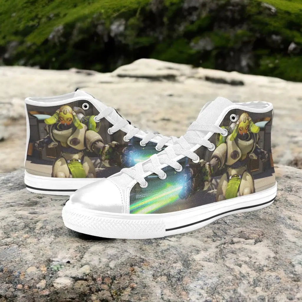 Overwatch Orisa Custom High Top Sneakers Shoes