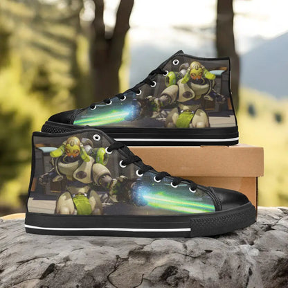 Overwatch Orisa Custom High Top Sneakers Shoes