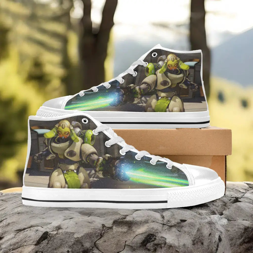 Overwatch Orisa Custom High Top Sneakers Shoes