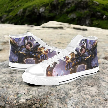 Overwatch Pharah Custom High Top Sneakers Shoes