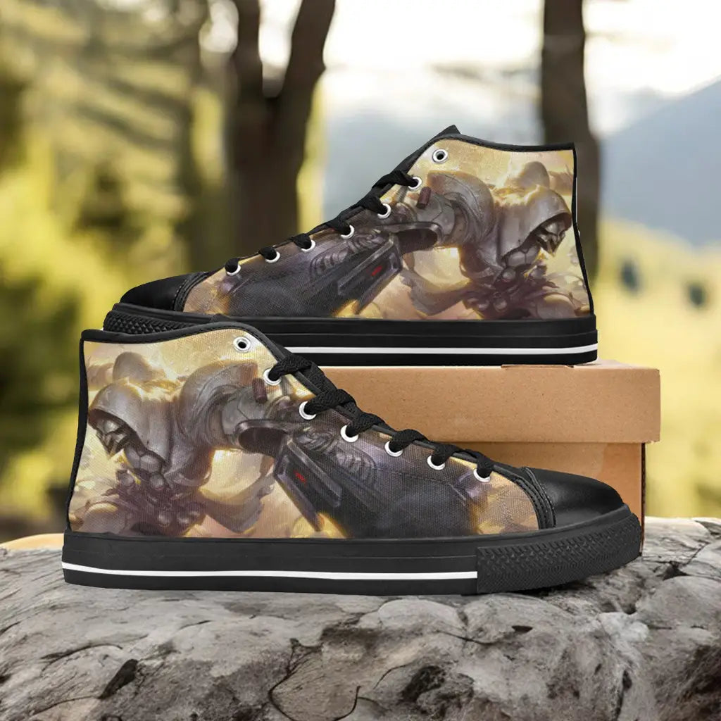 Overwatch Reaper Custom High Top Sneakers Shoes