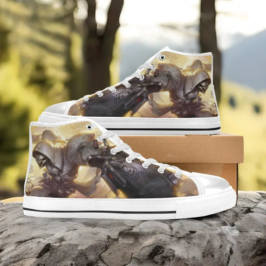 Overwatch Reaper Custom High Top Sneakers Shoes