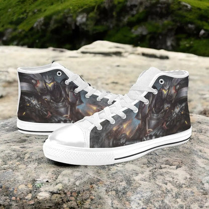 Overwatch Reinhardt Custom High Top Sneakers Shoes