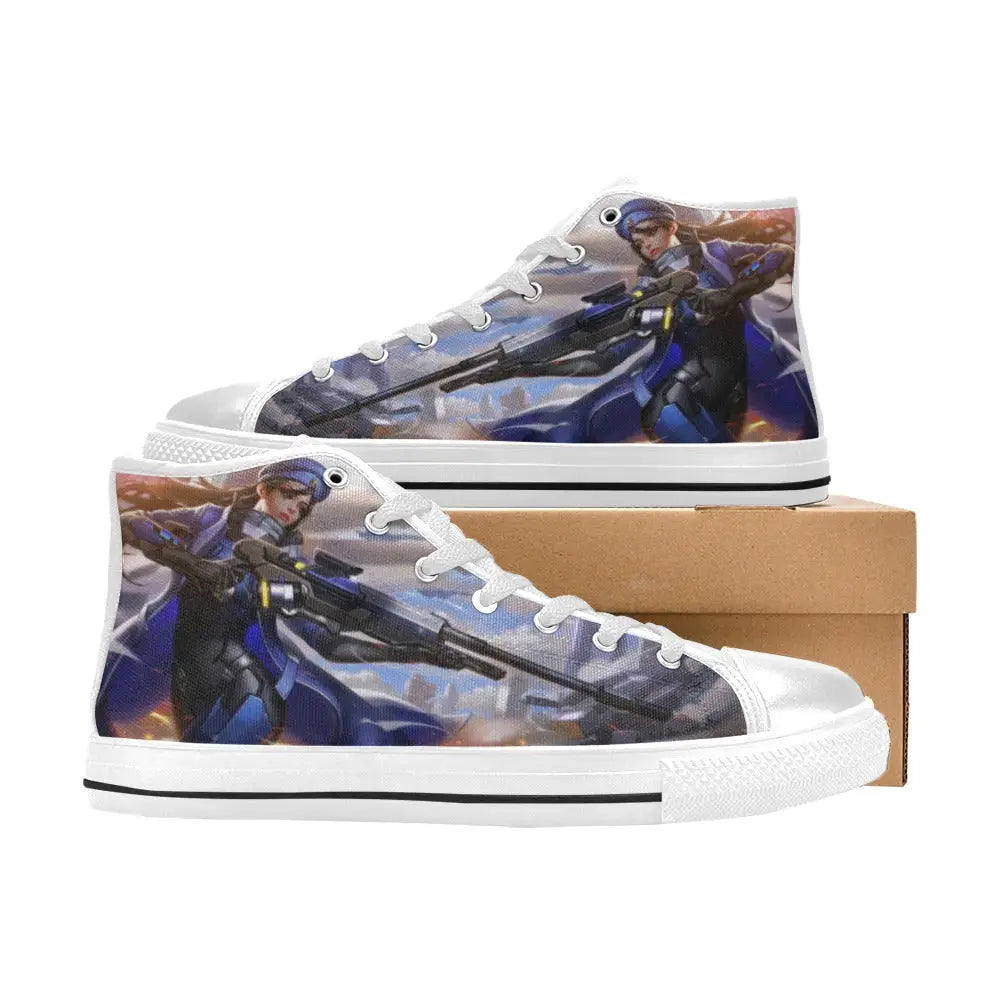 Overwatch Shoes , Overwatch Ana Shoes High Top Sneakers