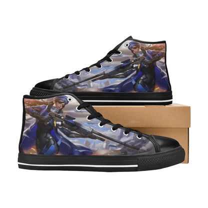 Overwatch Shoes , Overwatch Ana Shoes High Top Sneakers