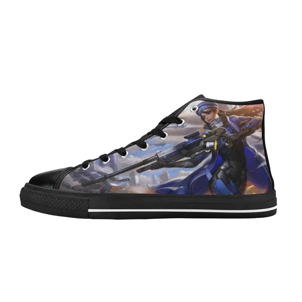 Overwatch Shoes , Overwatch Ana Shoes High Top Sneakers