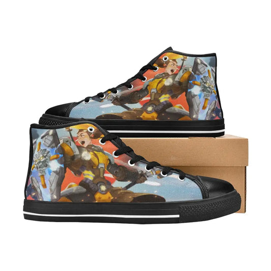 Overwatch Shoes , Overwatch Brigitte Shoes High Top Sneakers