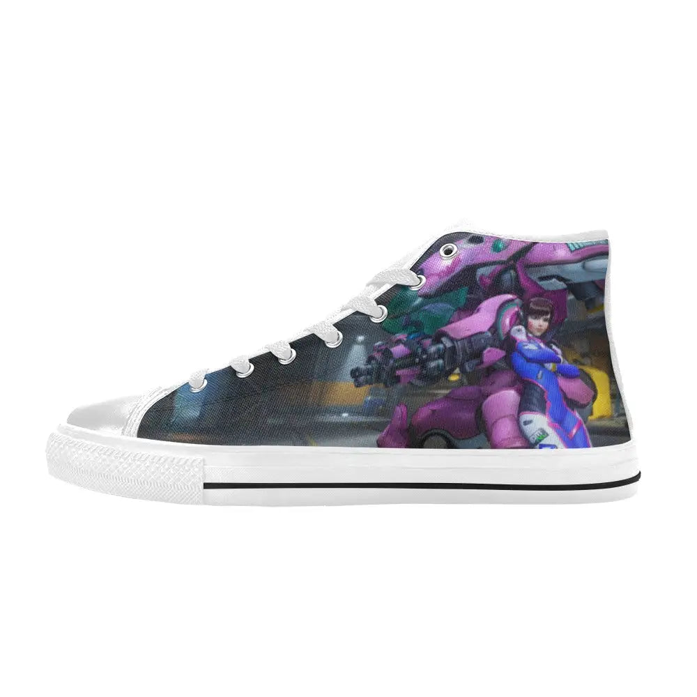 Overwatch Shoes , Overwatch D.Va Shoes High Top Sneakers