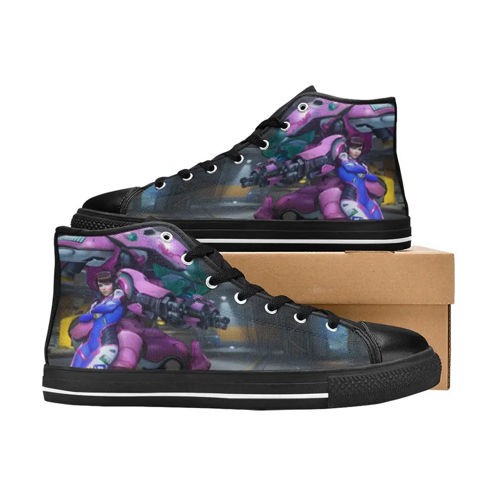 Overwatch Shoes , Overwatch D.Va Shoes High Top Sneakers