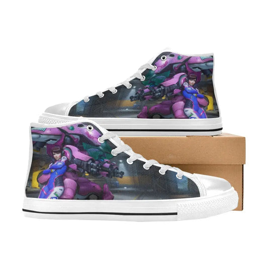 Overwatch Shoes , Overwatch D.Va Shoes High Top Sneakers