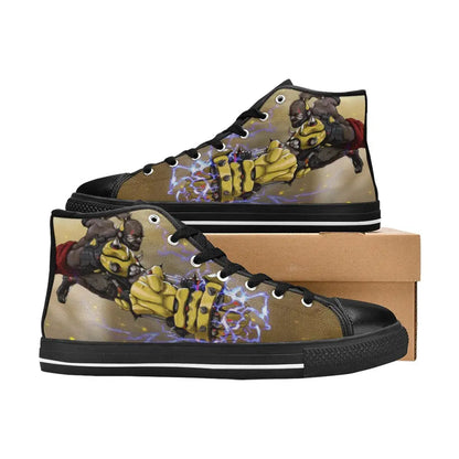 Overwatch Shoes , Overwatch Doomfist gauntlet Shoes High Top Sneakers