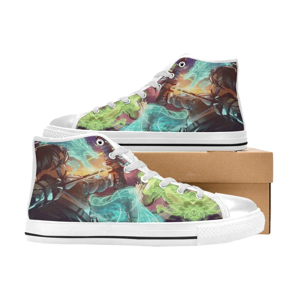 Overwatch Shoes , Overwatch Hanzo Shoes High Top Sneakers