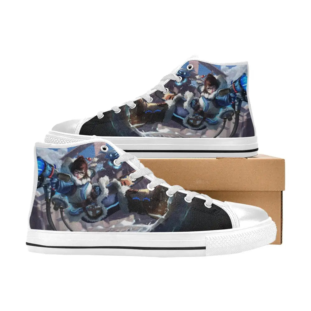 Overwatch Shoes , Overwatch Mei Shoes High Top Sneakers
