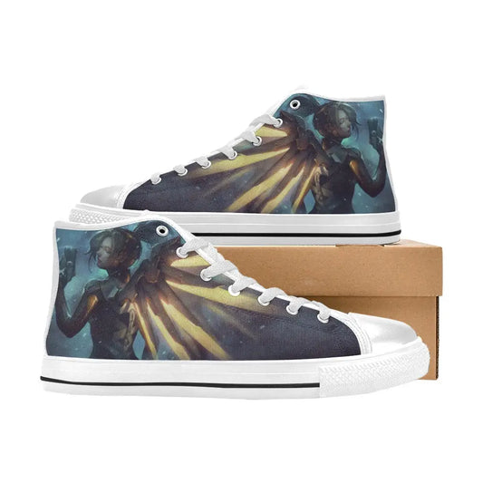 Overwatch Shoes , Overwatch Mercy Shoes High Top Sneakers