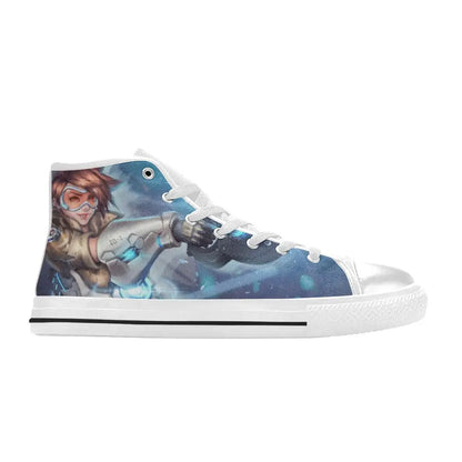 Overwatch Shoes , Overwatch Tracer Shoes High Top Sneakers