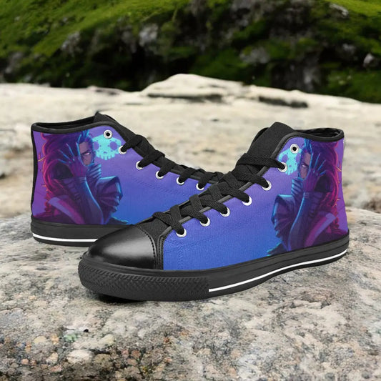 Overwatch Sombra Custom High Top Sneakers Shoes