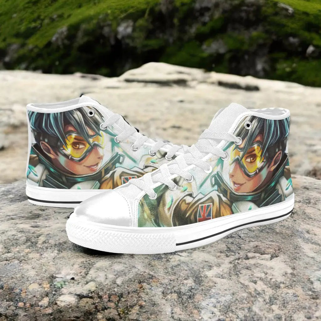 Overwatch Tracer Custom High Top Sneakers Shoes